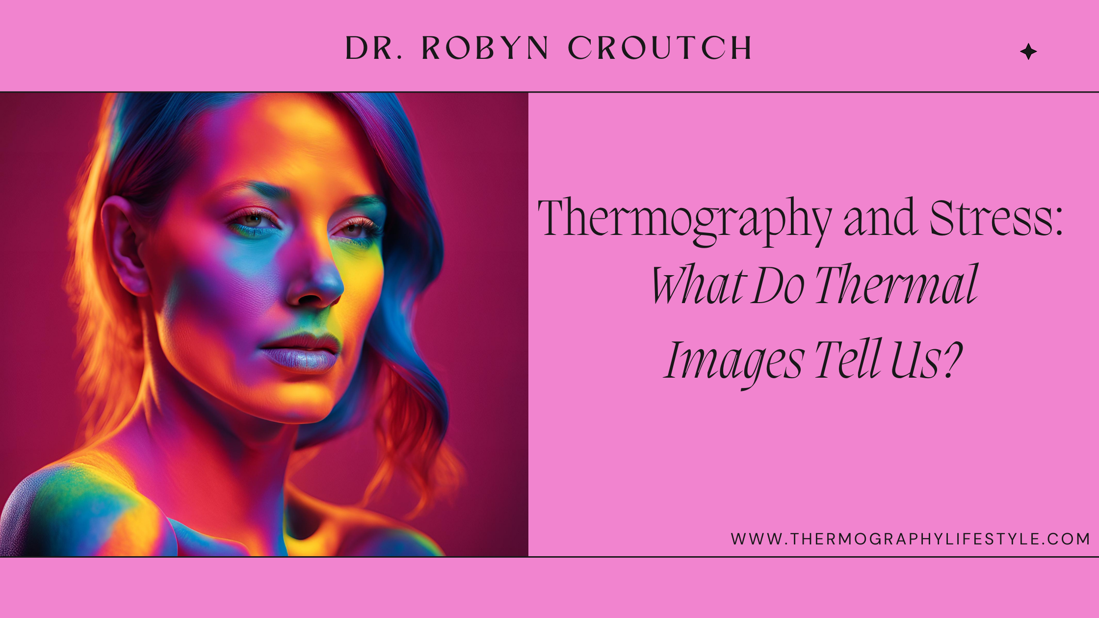 "Woman embracing preventative health care with thermography"